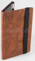 Bőr tablet tok, jó állapotban, 27x18 cm