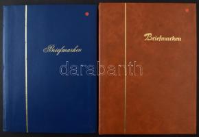 2 db 16 lapos, A/4-es berakó, kék és barna borítóval, használtak, de jó állapotúak