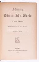 Friedrich Schiller munkái, 12 kötet (6 kötetbe kötve): Schillers Sämmtliche Werke in zwölf Bänden. 1...