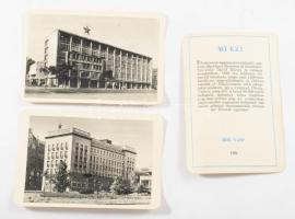 1964 Mi ez? Építészettörténeti társasjáték, kártyajáték - Budapesti műemlékek, dobozában komplett, 1...