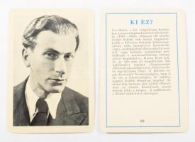 Ki ez? Irodalomtörténeti társasjáték, 110 db kártyával (komplett), eredeti tokjában