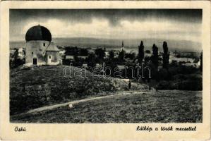 1941 Öskü, látkép a török mecsettel (körtemplom) (EB)