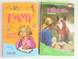 8 db fantasy könyv, leányregény és ifjúsági regény: Hot dogs, Vámpírnővérek, Emy, Titkok titka