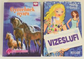8 db fantasy könyv, leányregény és ifjúsági regény: Hot dogs, Vámpírnővérek, Emy, Titkok titka