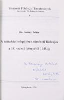Dr. Dobány Zoltán: A taktaközi települések történeti földrajza a 18. század közepétől 1945-ig. Törté...