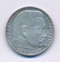 Német Harmadik Birodalom 1937E 2M Ag "Hindenburg" T:XF German Third Reich 1937E 2 Mark Ag "Hindenburg" C:XF Krause KM#93