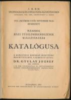 1931. okt. 17-től nov. 30-ig rendezett második házi tüzelőberendezések kiállításának katalógusa, KIh...