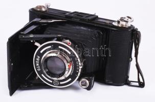 Gauthier Pronto kamera Laack Velostigmat f:4,8, F 10,5 objektívvel. Jó állapotban, eredeti bőr tokka...