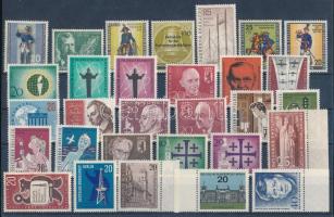 Németország - Berlin 1954-1964 25 klf teljes kiadás, összesen 30 db bélyeg