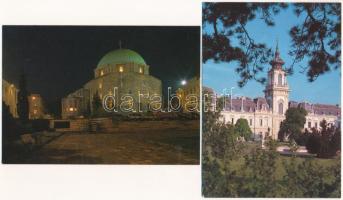 50 db MODERN megíratlan magyarországi város képeslap / 50 unused Hungarian town postcards