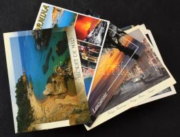 100 db MODERN külföldi város képeslap / 100 foreign town postcards