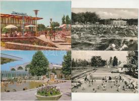 30 db MODERN magyar strandok, fürdők képeslap / 30 Hungarian spa postcards