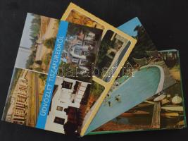80 db MODERN színes magyar város képeslap / 80 MODERN Hungarian color town-view postcards
