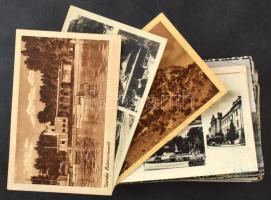 100 db MODERN fekete-fehér magyarországi város képeslap / 100 modern black and white Hugnarian town postcards