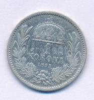 1893KB 1K Ag "Ferenc József" T:F Adamo K5