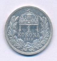 1915KB 1K Ag "Ferenc József" T:AU,XF Adamo K5.1