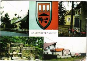 Kőszegszerdahely, utcakép, címer - modern (b)