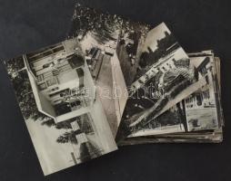 60 db MODERN fekete-fehér magyar város képeslap (főleg Képzőművészeti Alap) / 60 MODERN black and white Hungarian town-view postcards