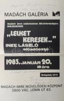 1983 össz. 4 db plakát, közte 2 db Inke László (1925-1992) Jászai Mari-díjas színművész, érdemes és ...