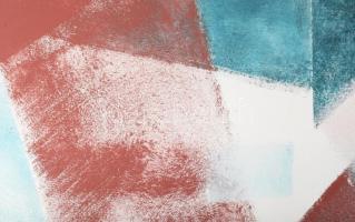 Faragó Ágnes (1951-): Rétegek 3. Akril, vászon, jelzett a hátoldalán. 59,5x59,5 cm