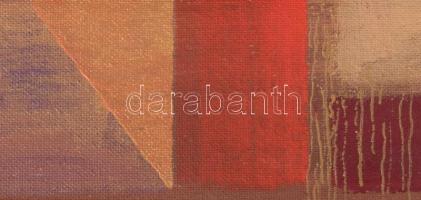 Faragó Ágnes (1951-): Konstrukció, 2023. Akril, farost, jelzett a hátoldalán. 75x31 cm