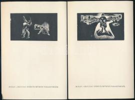 Buday György fametszetei. Szeged, 1989, Móra Ferenc Múzeum, 4 sztl. lev.+ 12 t. Kiadói papírmappában