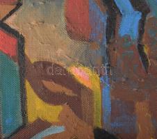 Faragó Ágnes (1951-): Városkép, 2019. Akril, farost, jelzett a hátoldalán. 75x31 cm