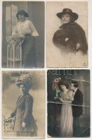 10 db RÉGI zsáner képeslap, vegyes minőségben / 10 pre-1945 motive postcards in mixed quality