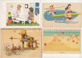 15 db MODERN humoros képeslap / 15 modern humour postcards