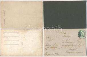 30 db RÉGI családi fotós képeslap vegyes minőségben / 30 pre-1945 family photo postcards in mixed qu...