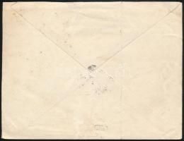 1931 Zeppelin magyarországi körrepülés levél 2P Zeppelin bélyeggel