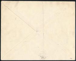 1931 Zeppelin magyarországi körrepülés levél 2P Zeppelin bélyeggel