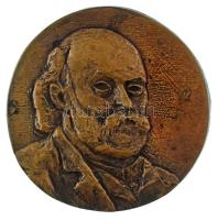 DN "HOMMAGE A CEZANNE" kétoldalas, öntött, bronz emlékérme (110mm) T: AU patina ND "HOMMAGE A CEZANNE" double-sided, cast, bronze commemorative medal (110mm) T: AU patina