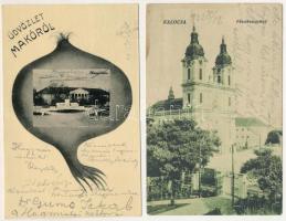 21 db RÉGI magyarországi város képeslap vegyes minőségben / 21 pre-1945 Hungarian town postcards in ...