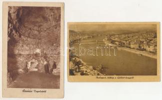 21 db MODERN magyarországi város képeslap vegyes minőségben, Képzőművészeti Alap / 21 modern Hungari...