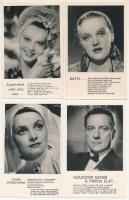 8 db RÉGI magyar dalos képeslap / 8 pre-1945 Hungarian songs postcards