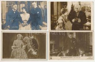15 db RÉGI film jelenet képeslap / 15 pre-1945 film scenes postcards