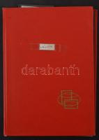 Vegyes minőségű vágott bélyegek összeállítás, benne sorok, darabok, összefüggések 3 lapos közepes be...