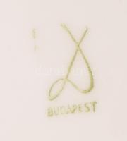 Drasche teás készlet, kék csíkos, jelzett, hibátlan, hiányokkal