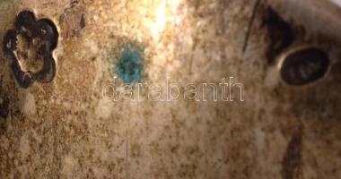 2 darab ezüst (Ag) teás kanál, jelzett, h: 14 cm, nettó 35g