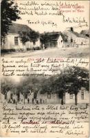 Gyála, Dala; utca rész, Községháza. Első Fogyasztási Szövetkezet kiadása / street view, town hall (fl)