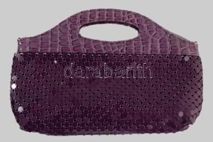 Lila színházi táska, hibátlan állapotban 32x22 cm