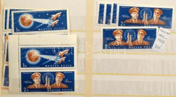 1952-1982 Magyar sorok, kevés önálló érték, több példányokban, gazdag anyag, 25 lapos nagyalakú berakóban