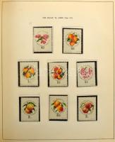 1960-1972 Előnyomott album filázott anyaggal, némi hiány