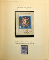 1960-1972 Előnyomott album filázott anyaggal, némi hiány