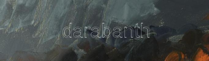 Szejke Vilmos (1942-1992), Szatmárnémetiből származó festő: Táj. Olaj, vászon, dekoratív fakeretben,...