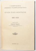 Hunyady Ferenc: A Kisbirtokosok Országos Földhitelintézetének ötven éves működése 1880-1929. Bp., 1930, Légrády Testvérek. Kiadói egészvászon kötés, jó állapotban.