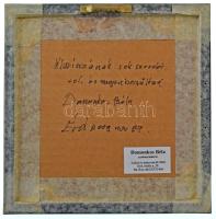 Domonkos Béla (1934-2020) 2009. "Teleki Sámuel 1845-1916" egyoldalas, öntött bronz plakett...