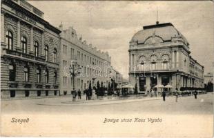 1907 Szeged, Kass Vigadó, "Otthon" kávéház, Ügyvédi Kamara (ázott sarkak / wet corners)