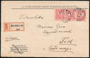 1896 5kr hármascsík levélen 11 1/2 fogazással, "körte" vésésjavítással